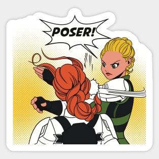 Poser Sticker